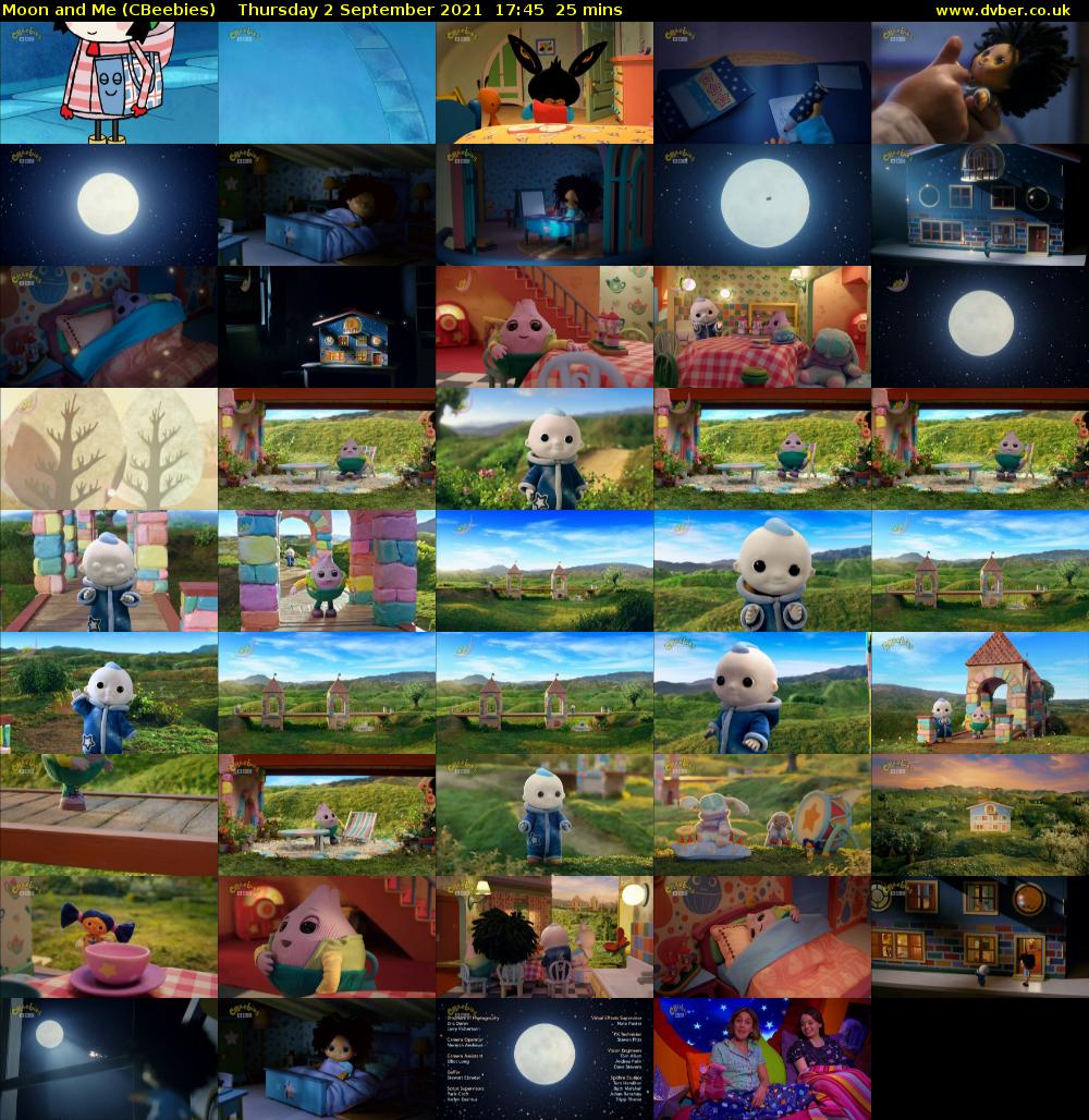 Moon and Me (CBeebies) Thursday 2 September 2021 17:45 - 18:10