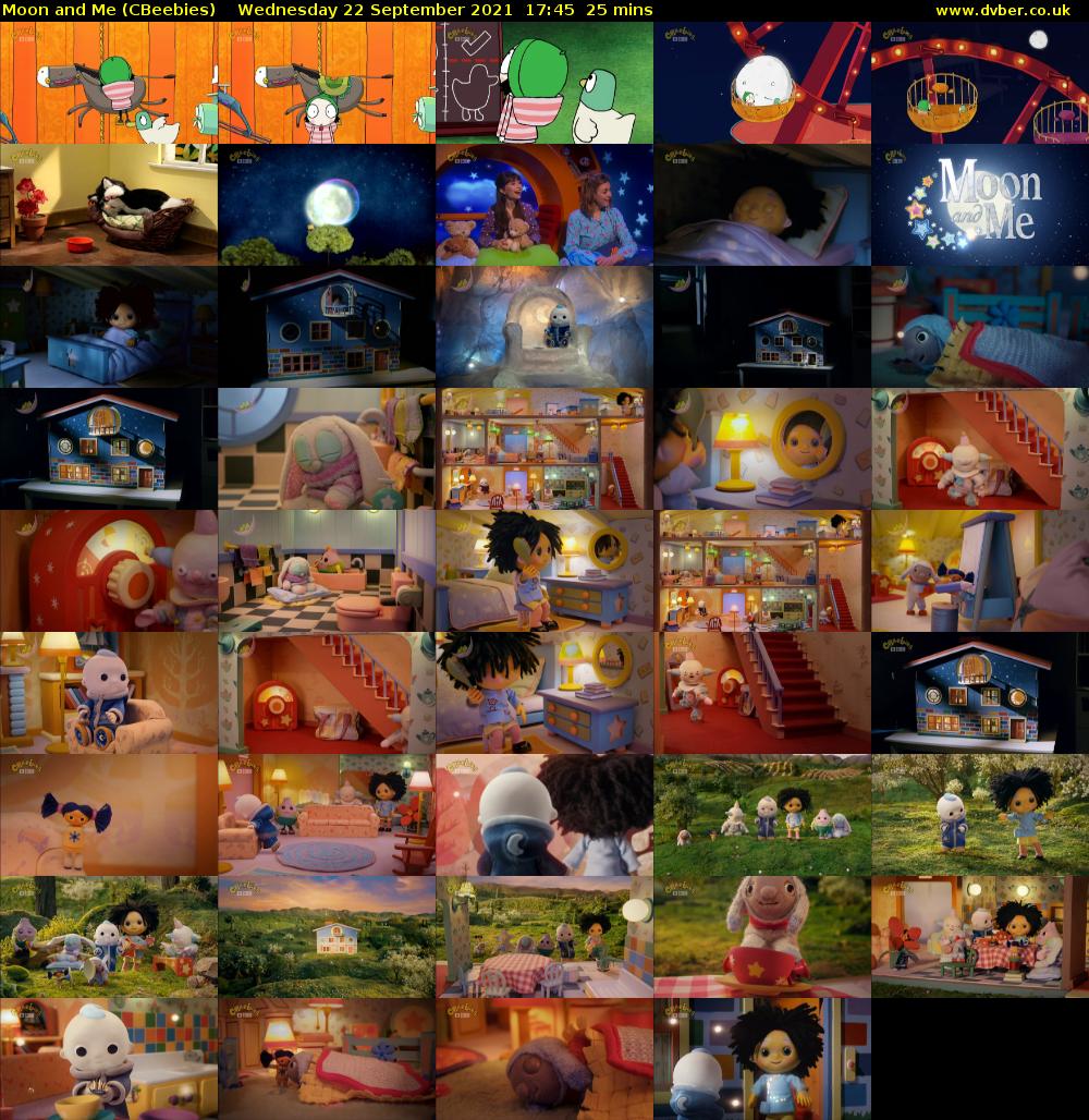 Moon and Me (CBeebies) Wednesday 22 September 2021 17:45 - 18:10