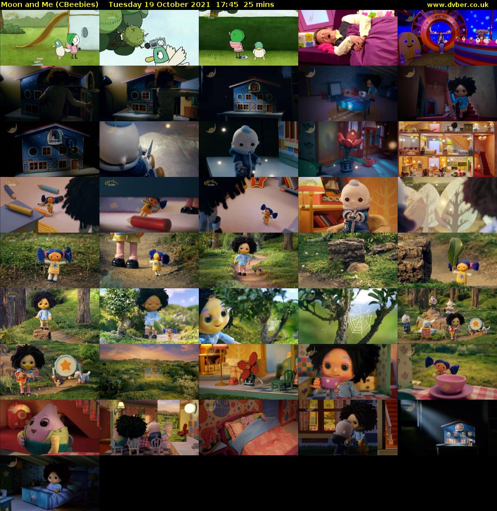 Moon and Me (CBeebies) Tuesday 19 October 2021 17:45 - 18:10