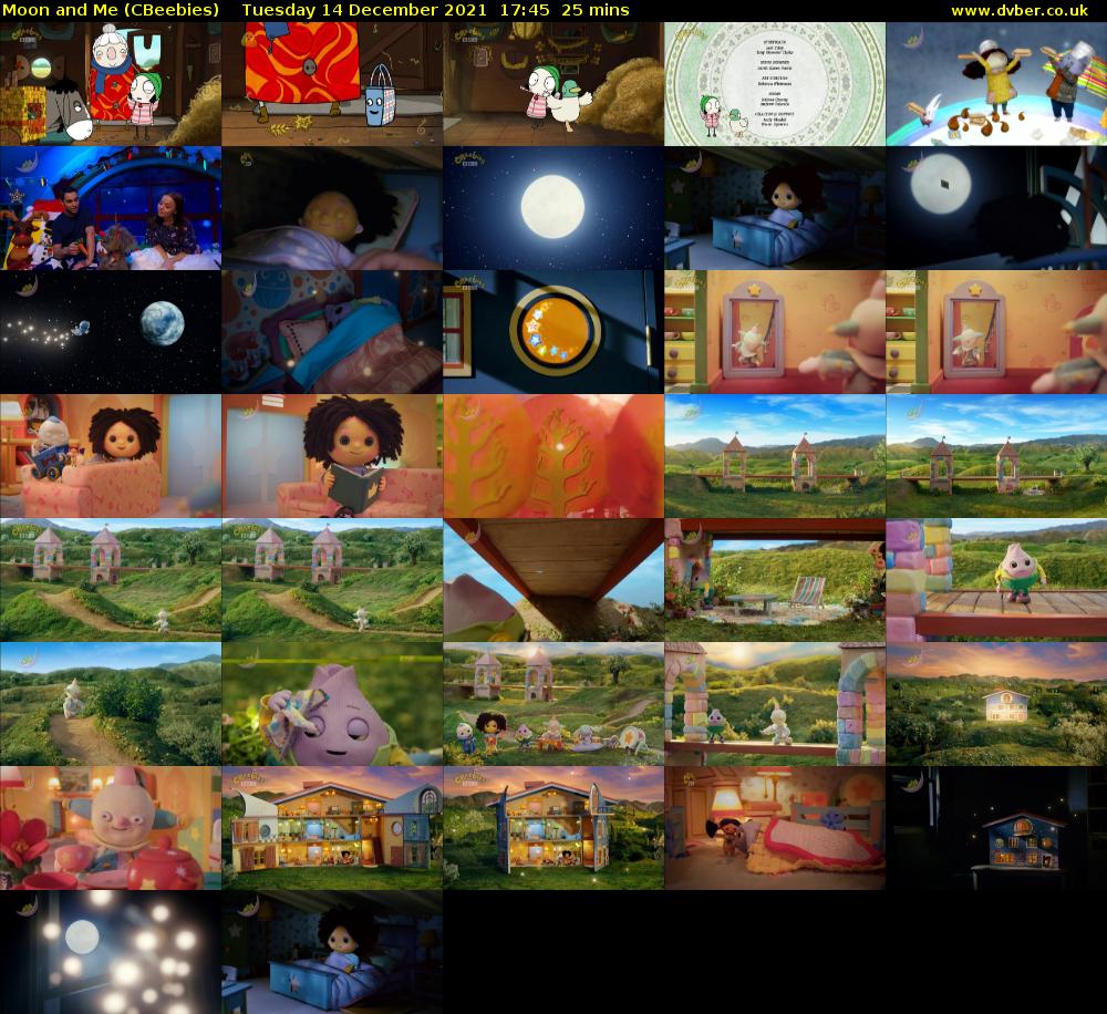 Moon and Me (CBeebies) Tuesday 14 December 2021 17:45 - 18:10