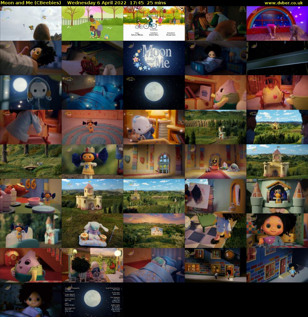Moon and Me (CBeebies) Wednesday 6 April 2022 17:45 - 18:10