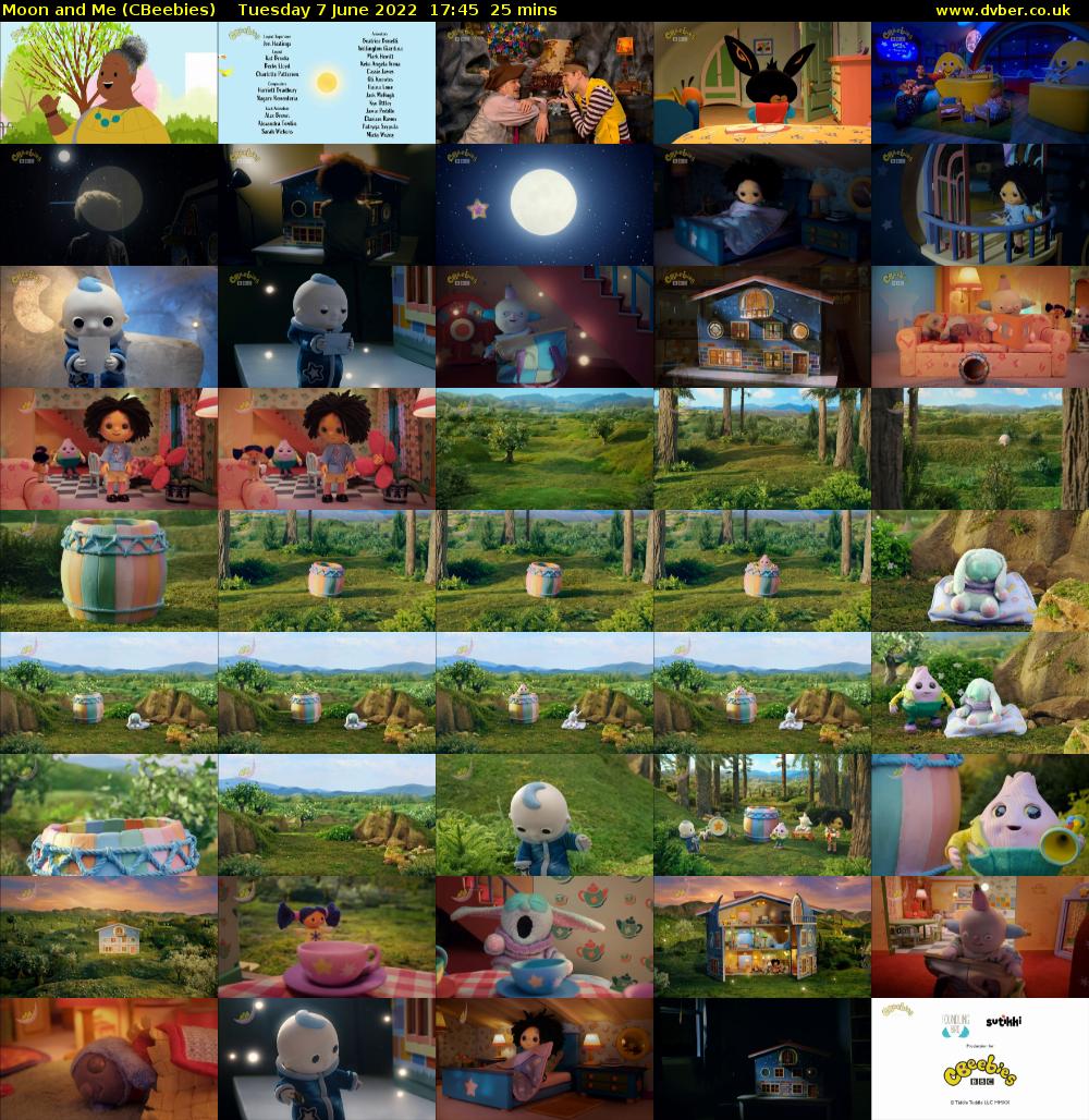 Moon and Me (CBeebies) Tuesday 7 June 2022 17:45 - 18:10
