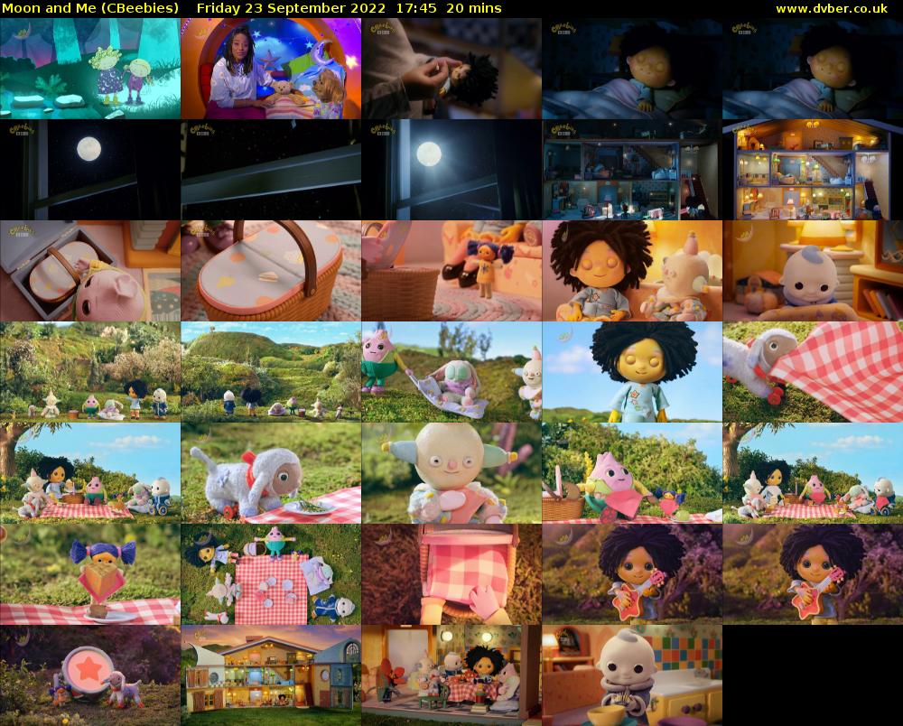 Moon and Me (CBeebies) Friday 23 September 2022 17:45 - 18:05