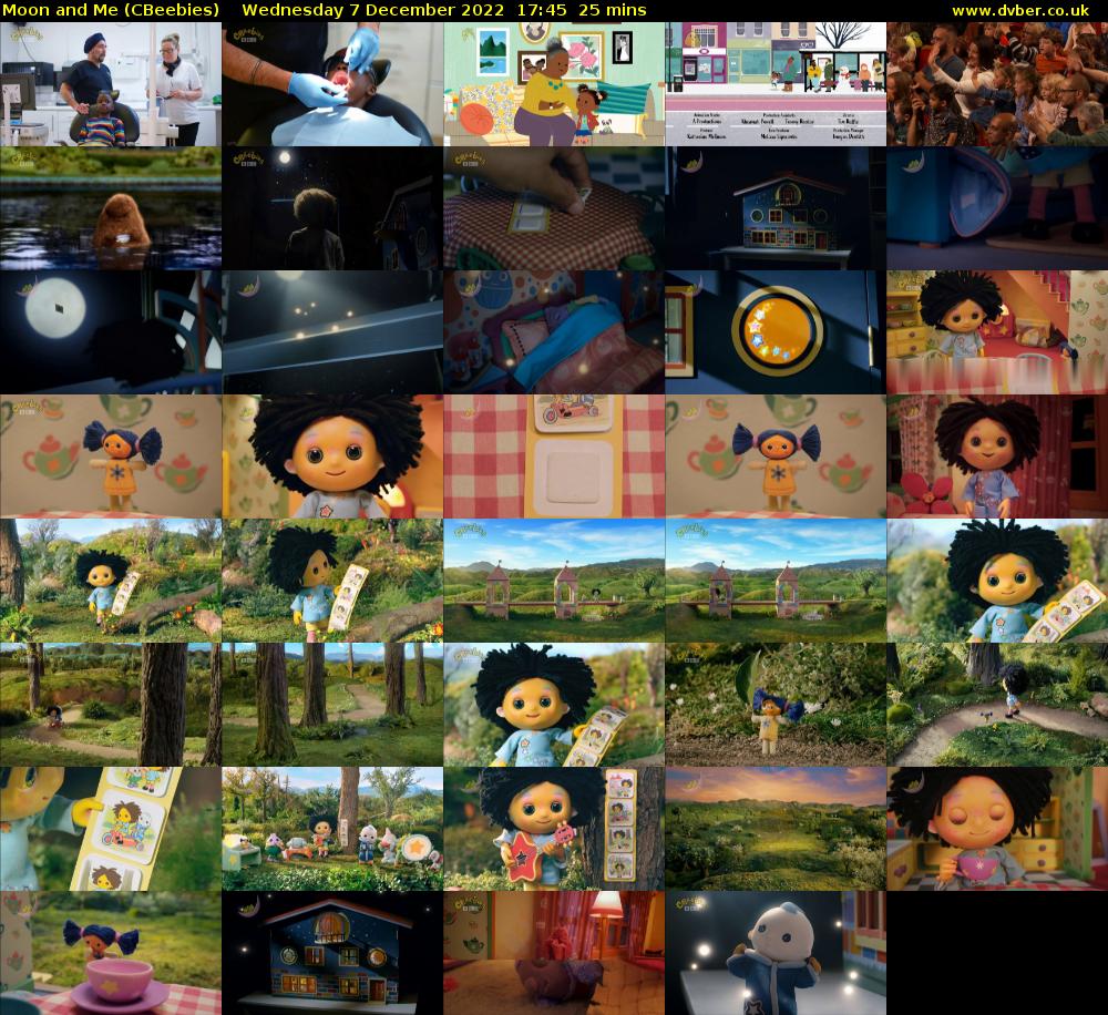 Moon and Me (CBeebies) Wednesday 7 December 2022 17:45 - 18:10