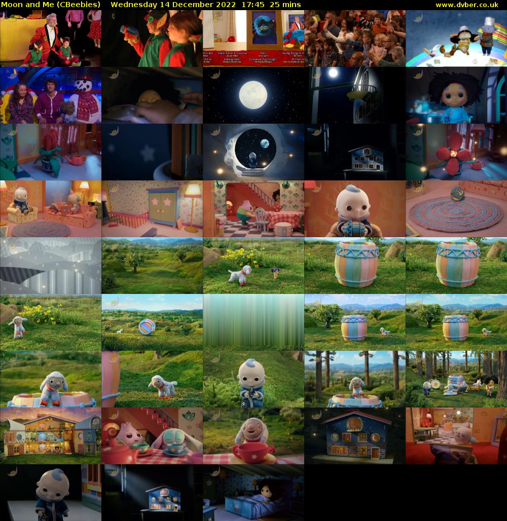 Moon and Me (CBeebies) Wednesday 14 December 2022 17:45 - 18:10