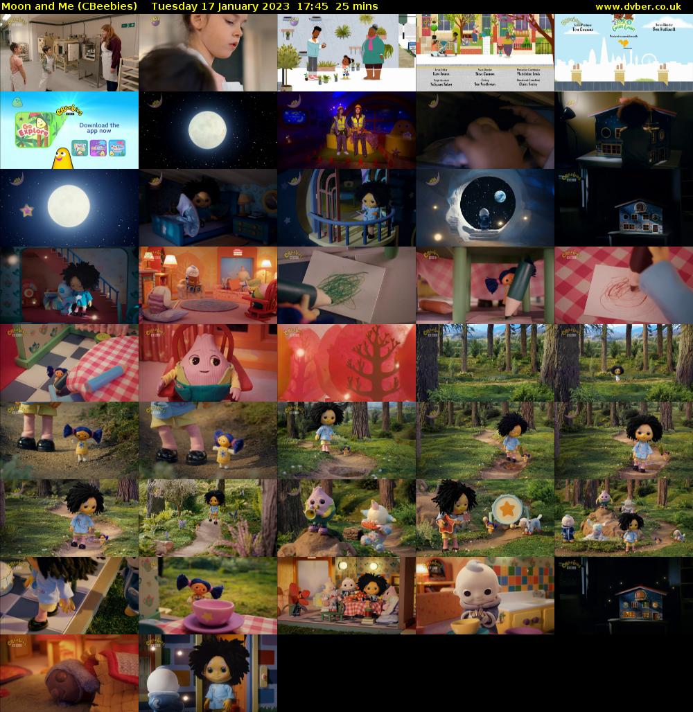 Moon and Me (CBeebies) Tuesday 17 January 2023 17:45 - 18:10