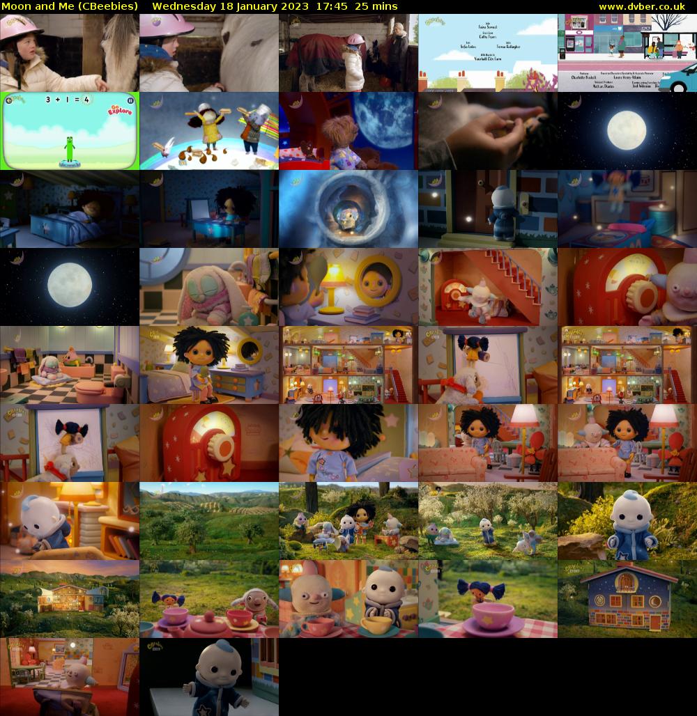 Moon and Me (CBeebies) Wednesday 18 January 2023 17:45 - 18:10