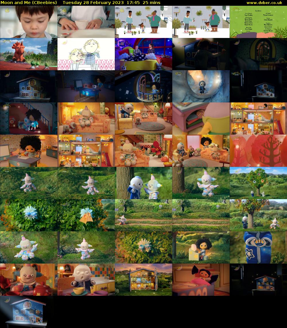 Moon and Me (CBeebies) Tuesday 28 February 2023 17:45 - 18:10