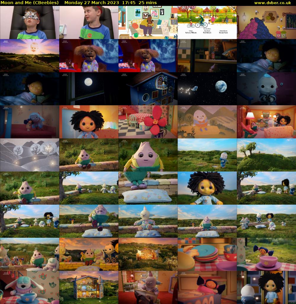 Moon and Me (CBeebies) Monday 27 March 2023 17:45 - 18:10