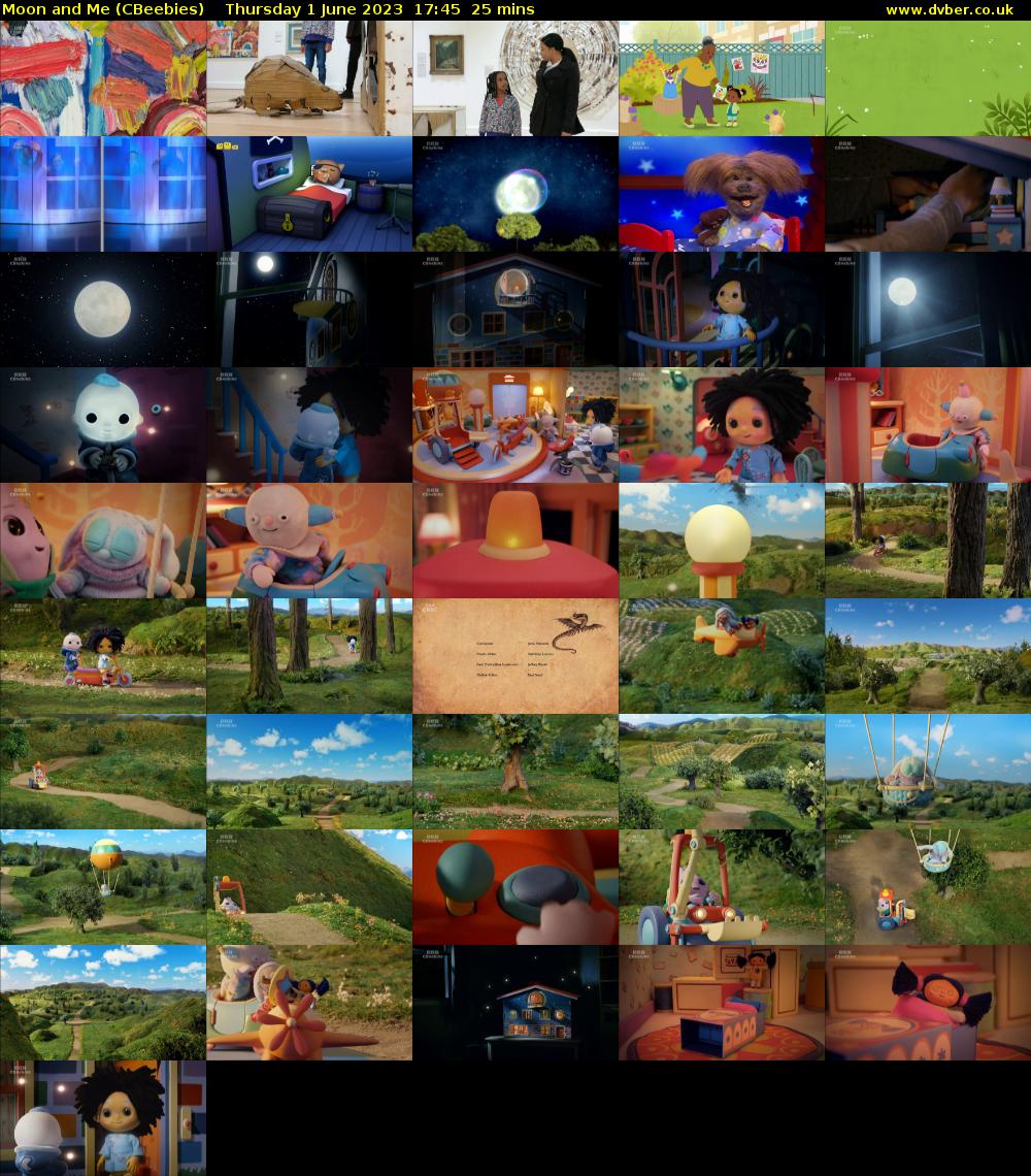 Moon and Me (CBeebies) Thursday 1 June 2023 17:45 - 18:10