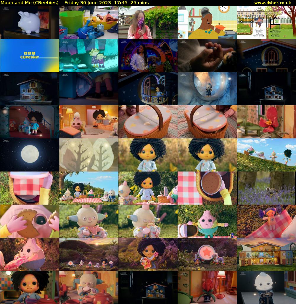 Moon and Me (CBeebies) Friday 30 June 2023 17:45 - 18:10