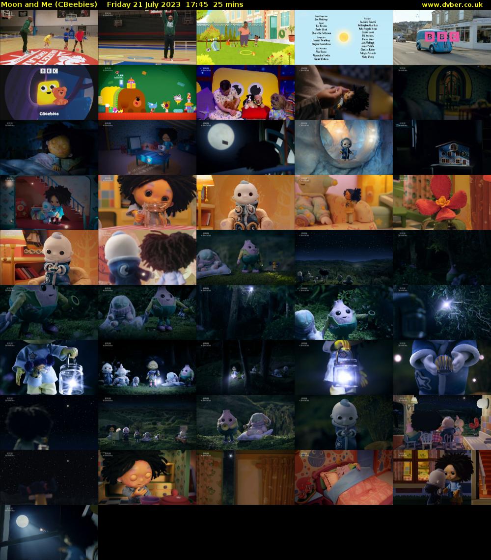 Moon and Me (CBeebies) Friday 21 July 2023 17:45 - 18:10