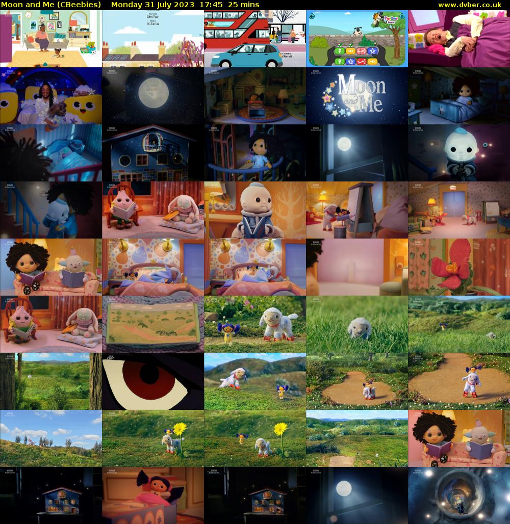 Moon and Me (CBeebies) Monday 31 July 2023 17:45 - 18:10