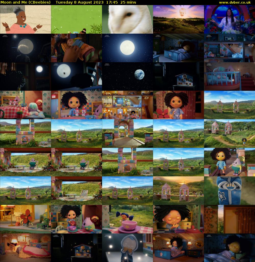 Moon and Me (CBeebies) Tuesday 8 August 2023 17:45 - 18:10