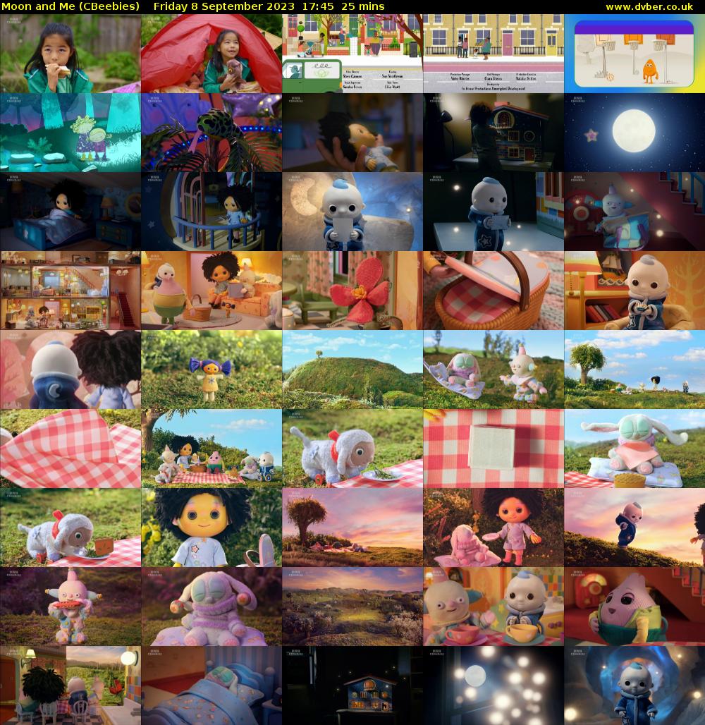 Moon and Me (CBeebies) Friday 8 September 2023 17:45 - 18:10