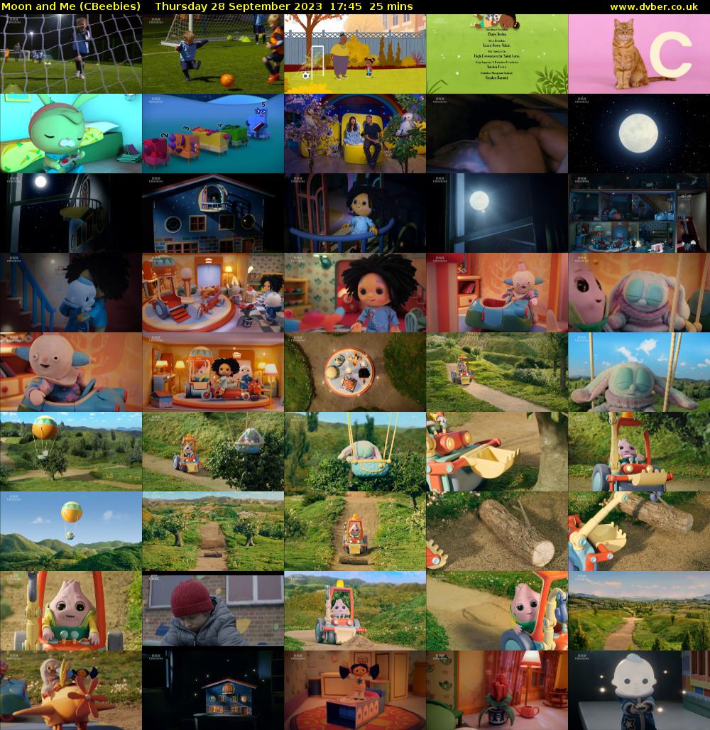 Moon and Me (CBeebies) Thursday 28 September 2023 17:45 - 18:10