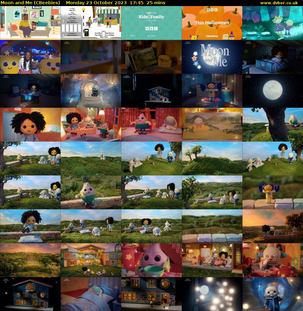 Moon and Me (CBeebies) Monday 23 October 2023 17:45 - 18:10