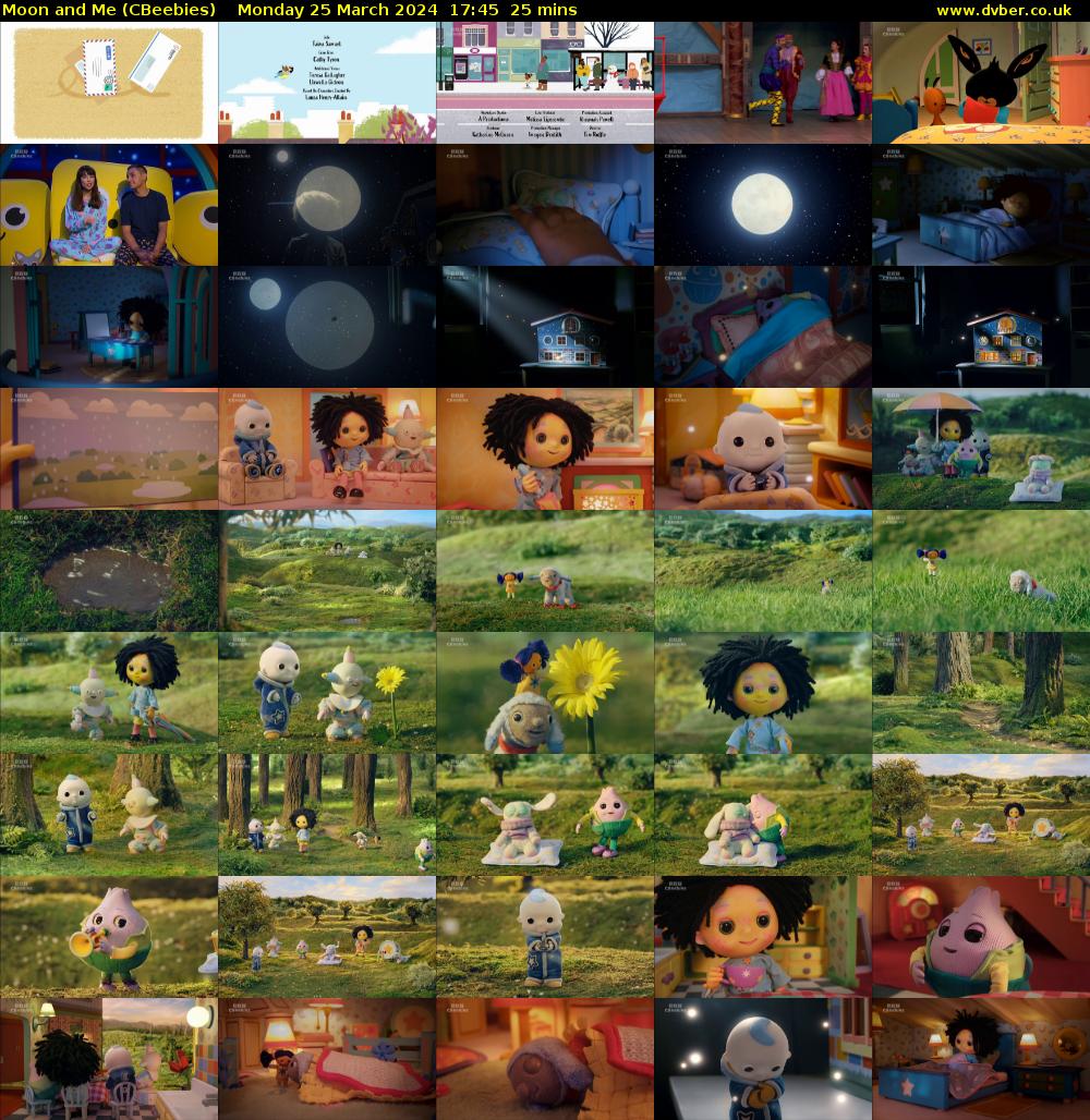 Moon and Me (CBeebies) Monday 25 March 2024 17:45 - 18:10