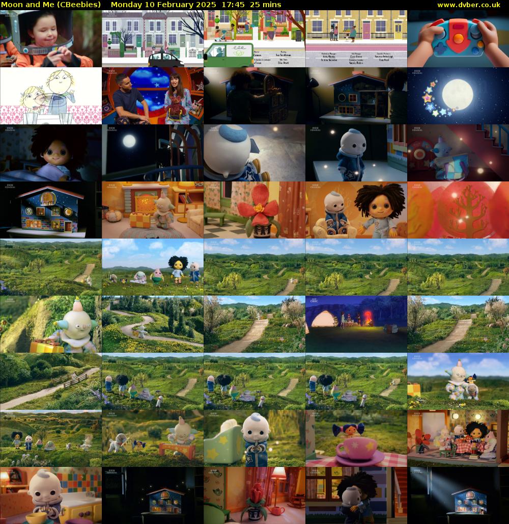 Moon and Me (CBeebies) Monday 10 February 2025 17:45 - 18:10
