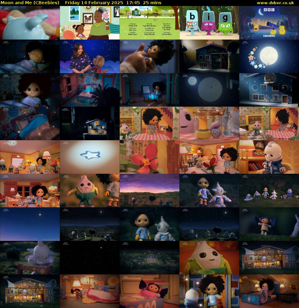 Moon and Me (CBeebies) Friday 14 February 2025 17:45 - 18:10