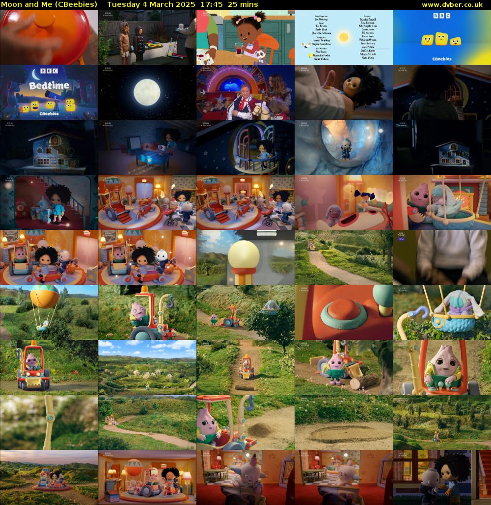 Moon and Me (CBeebies) Tuesday 4 March 2025 17:45 - 18:10