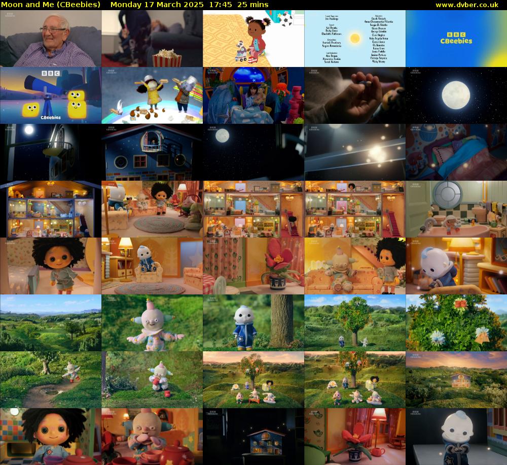 Moon and Me (CBeebies) Monday 17 March 2025 17:45 - 18:10