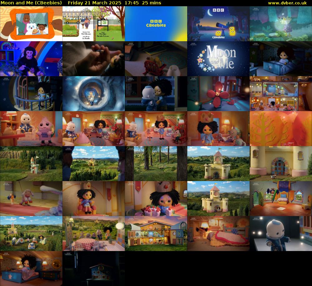Moon and Me (CBeebies) Friday 21 March 2025 17:45 - 18:10