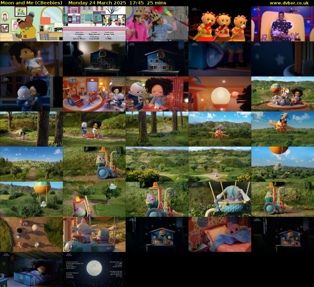 Moon and Me (CBeebies) Monday 24 March 2025 17:45 - 18:10