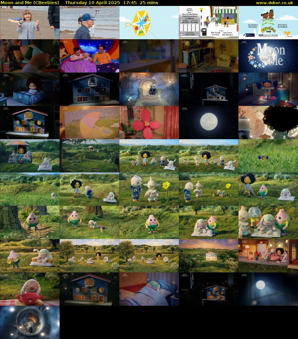 Moon and Me (CBeebies) Thursday 10 April 2025 17:45 - 18:10