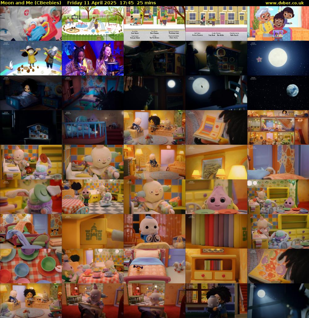 Moon and Me (CBeebies) Friday 11 April 2025 17:45 - 18:10