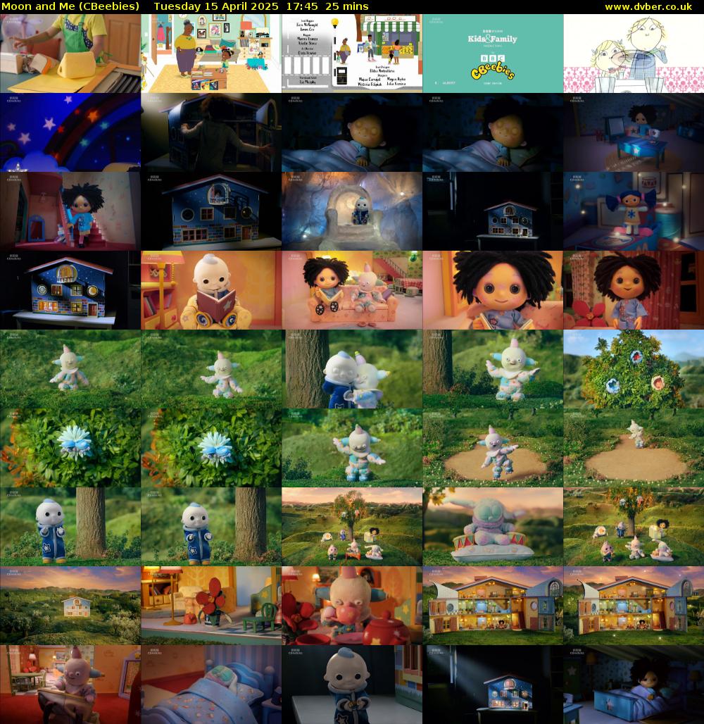 Moon and Me (CBeebies) Tuesday 15 April 2025 17:45 - 18:10