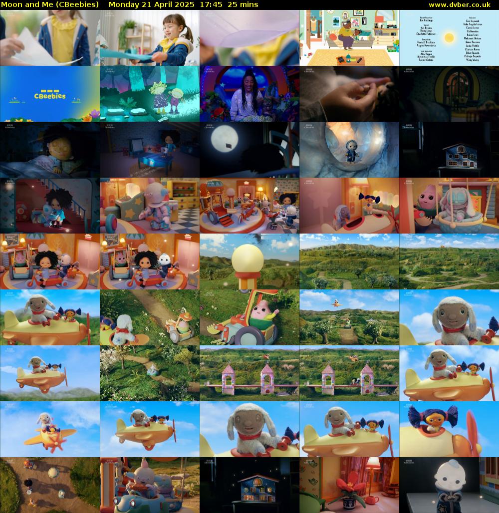 Moon and Me (CBeebies) Monday 21 April 2025 17:45 - 18:10