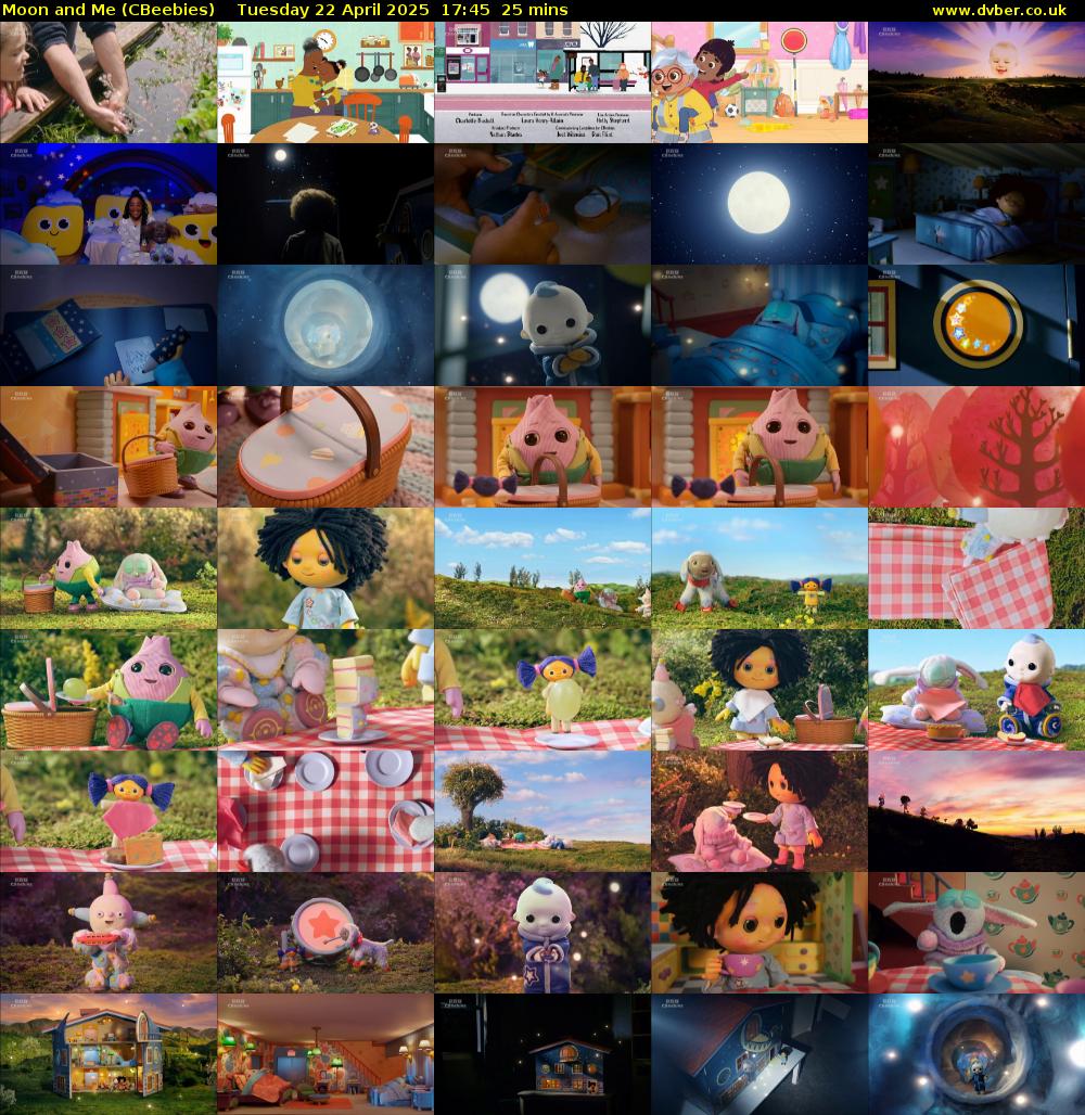Moon and Me (CBeebies) Tuesday 22 April 2025 17:45 - 18:10