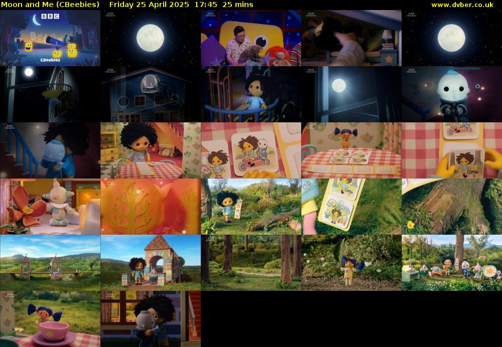 Moon and Me (CBeebies) Friday 25 April 2025 17:45 - 18:10