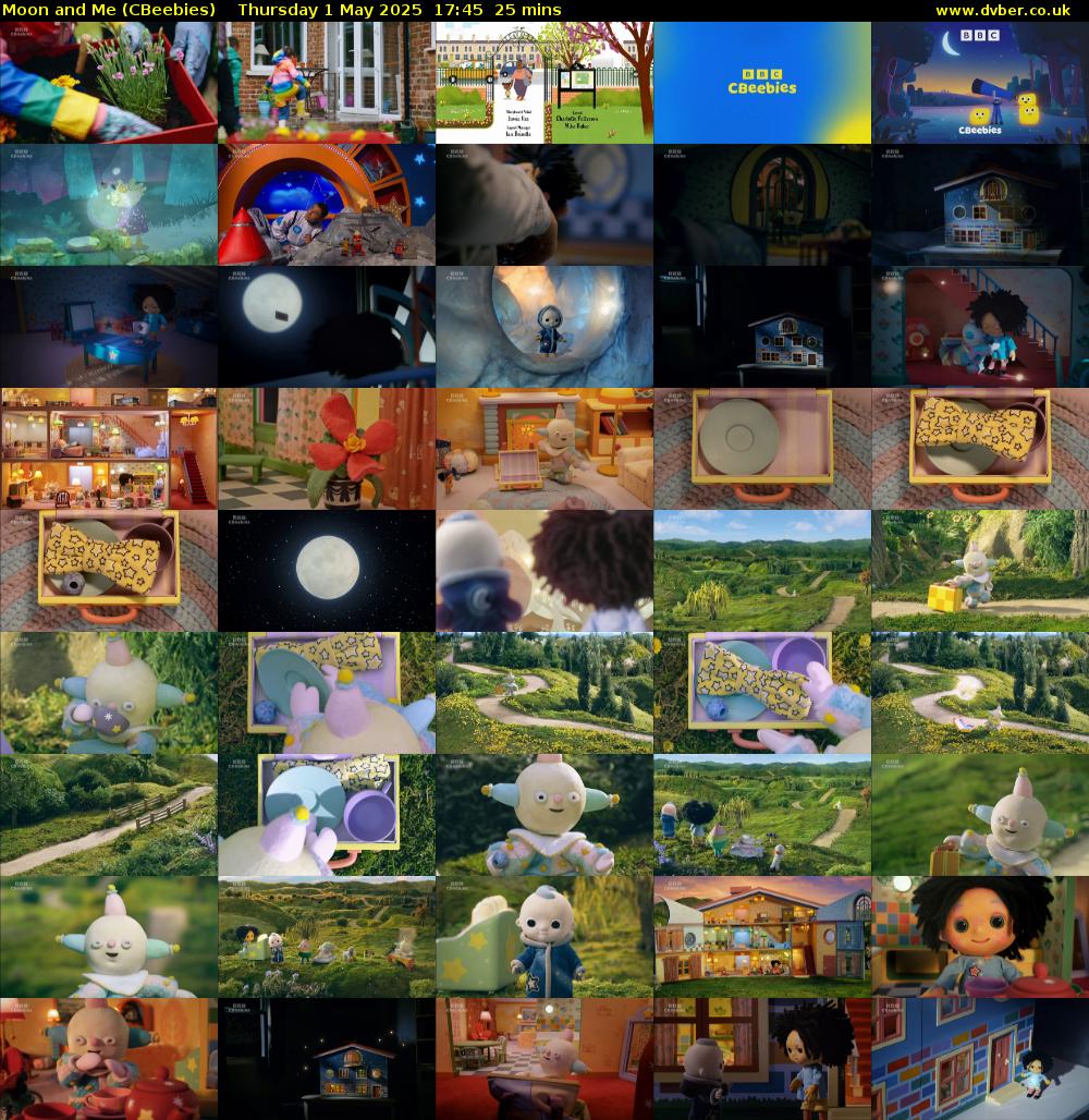 Moon and Me (CBeebies) Thursday 1 May 2025 17:45 - 18:10