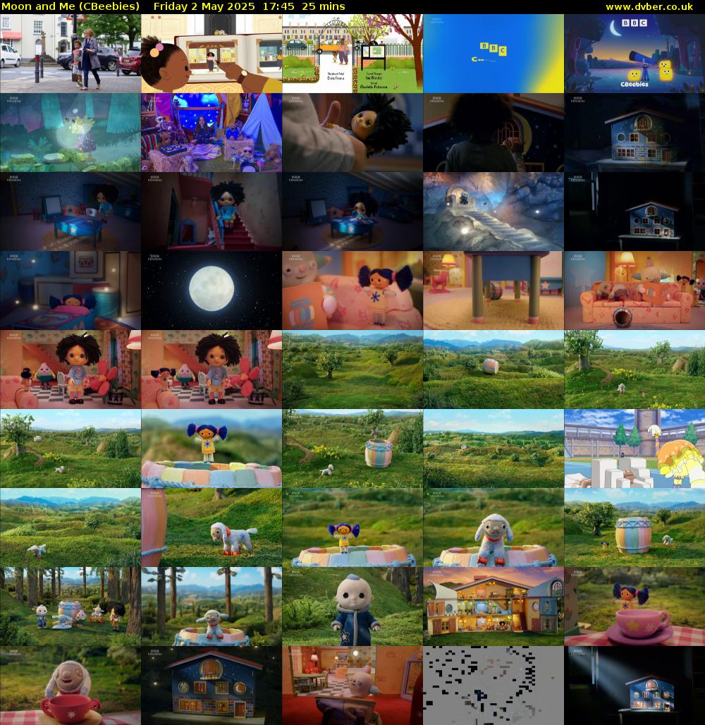 Moon and Me (CBeebies) Friday 2 May 2025 17:45 - 18:10