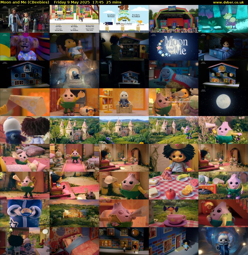Moon and Me (CBeebies) Friday 9 May 2025 17:45 - 18:10