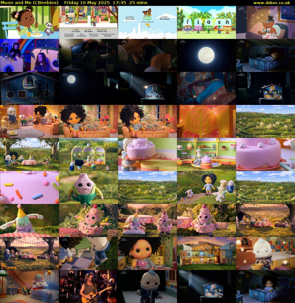 Moon and Me (CBeebies) Friday 16 May 2025 17:45 - 18:10