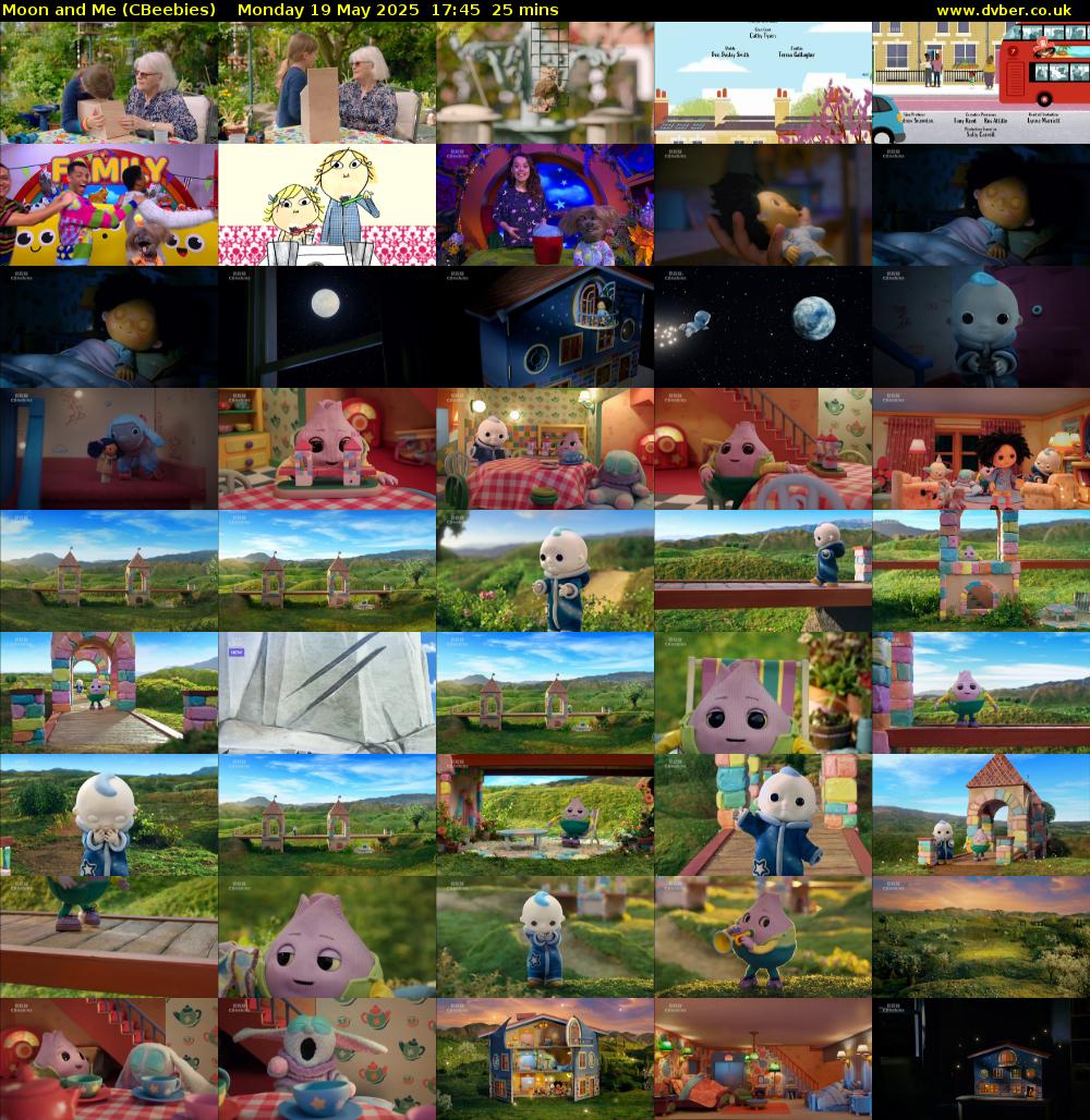 Moon and Me (CBeebies) Monday 19 May 2025 17:45 - 18:10