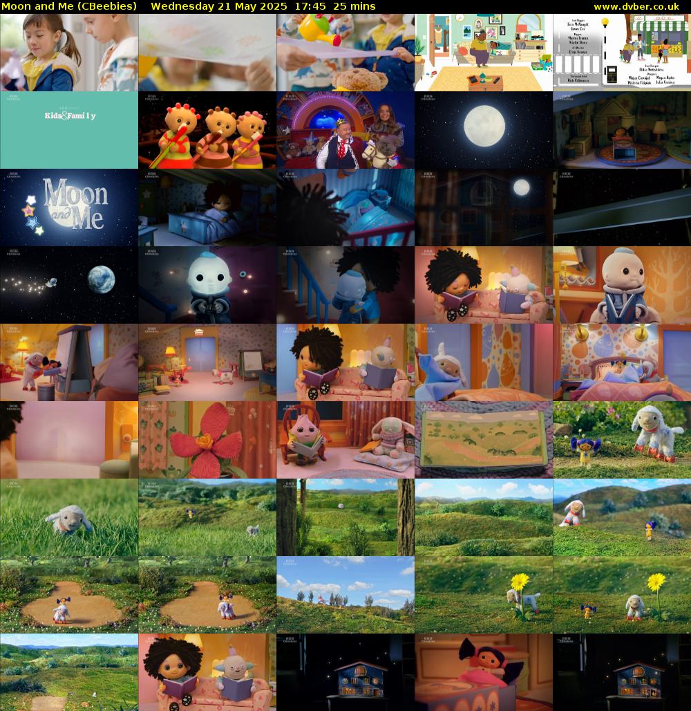 Moon and Me (CBeebies) Wednesday 21 May 2025 17:45 - 18:10