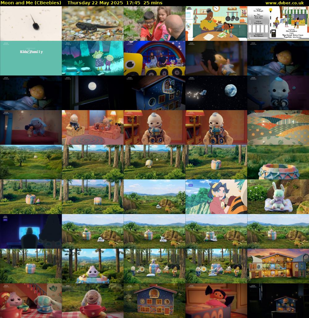 Moon and Me (CBeebies) Thursday 22 May 2025 17:45 - 18:10