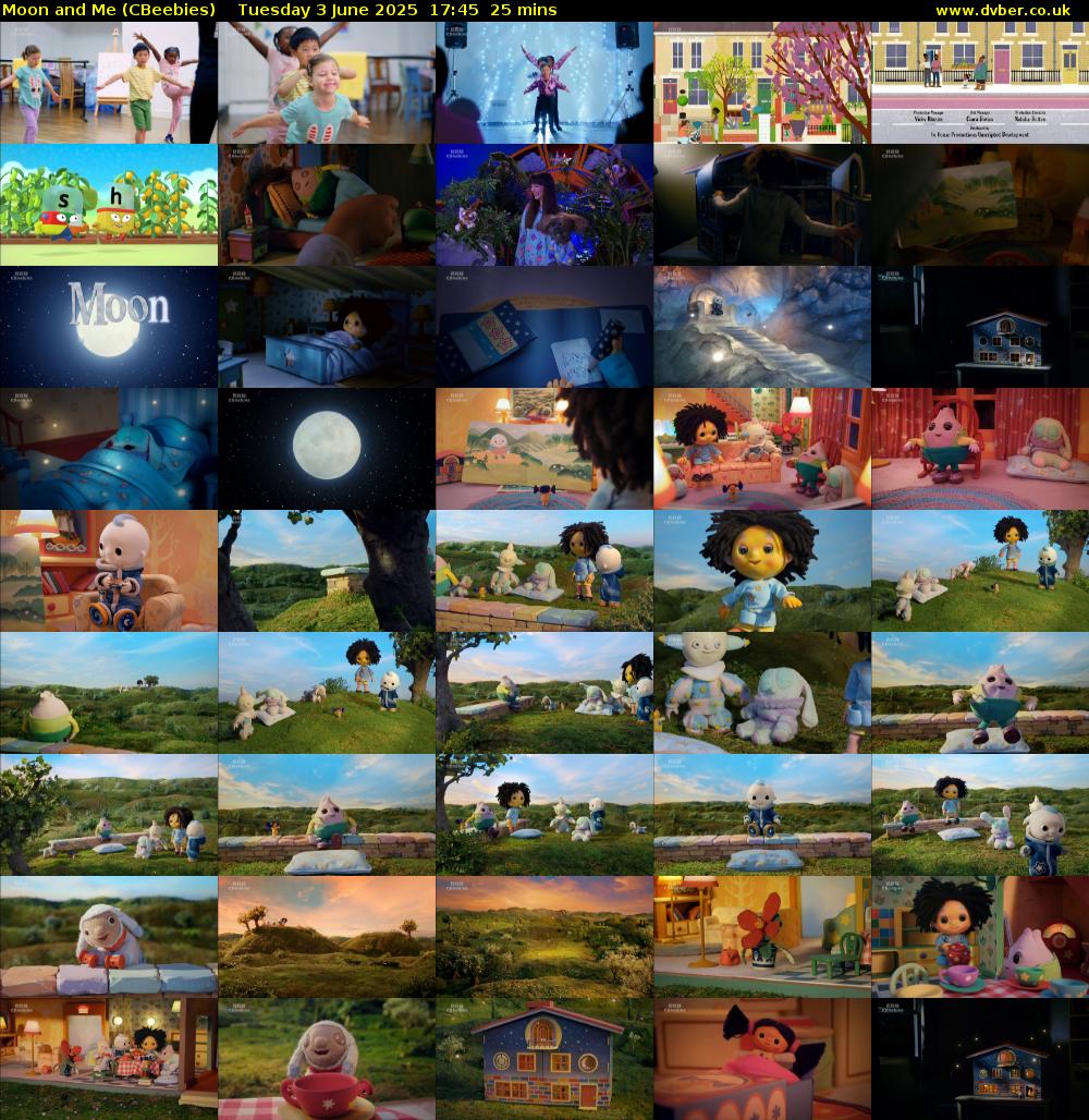 Moon and Me (CBeebies) Tuesday 3 June 2025 17:45 - 18:10