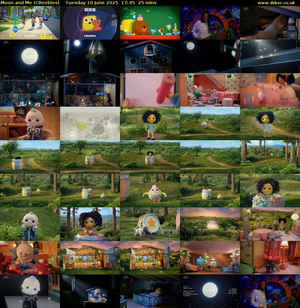 Moon and Me (CBeebies) Tuesday 10 June 2025 17:45 - 18:10