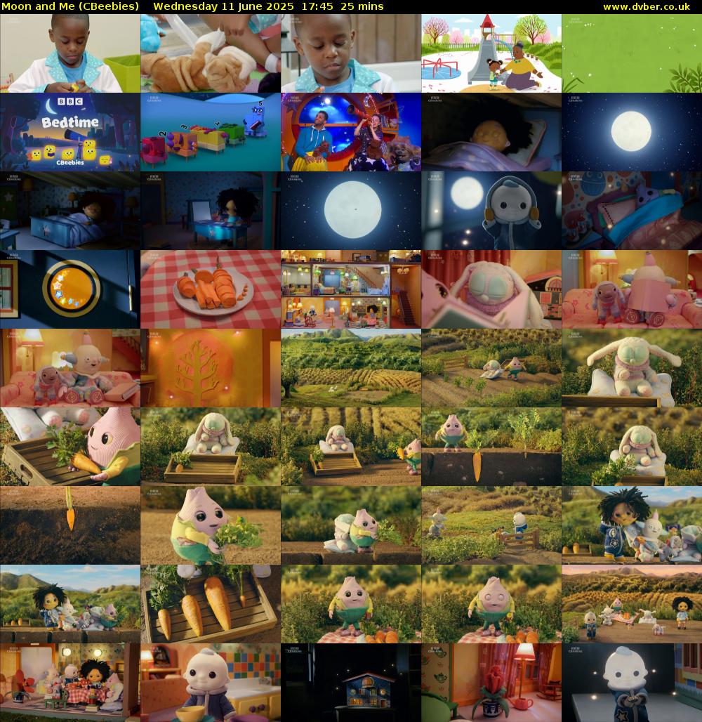 Moon and Me (CBeebies) Wednesday 11 June 2025 17:45 - 18:10