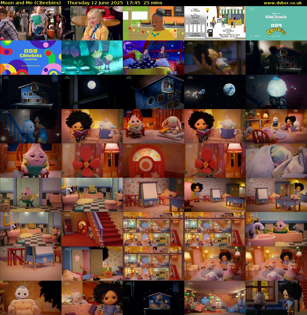Moon and Me (CBeebies) Thursday 12 June 2025 17:45 - 18:10