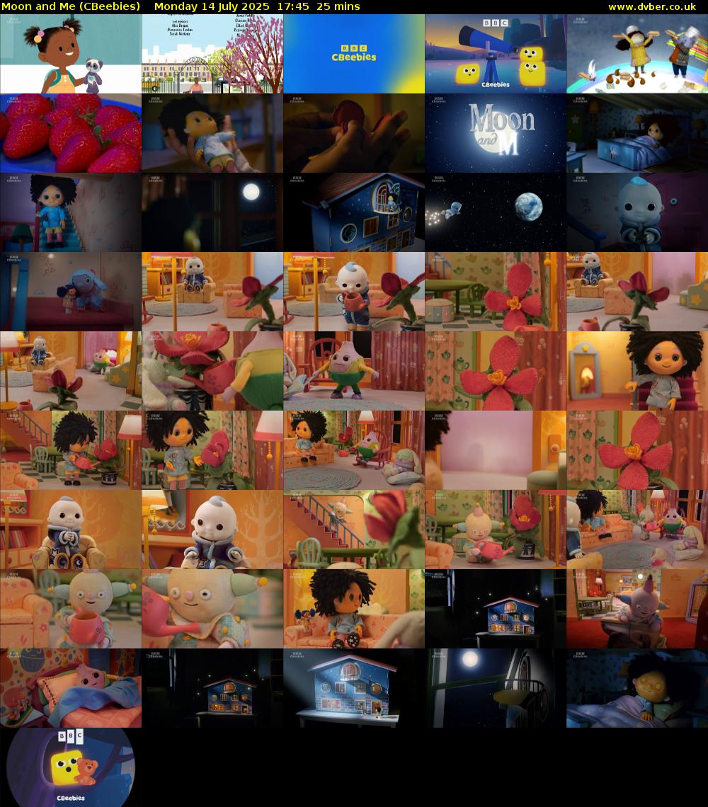 Moon and Me (CBeebies) Monday 14 July 2025 17:45 - 18:10