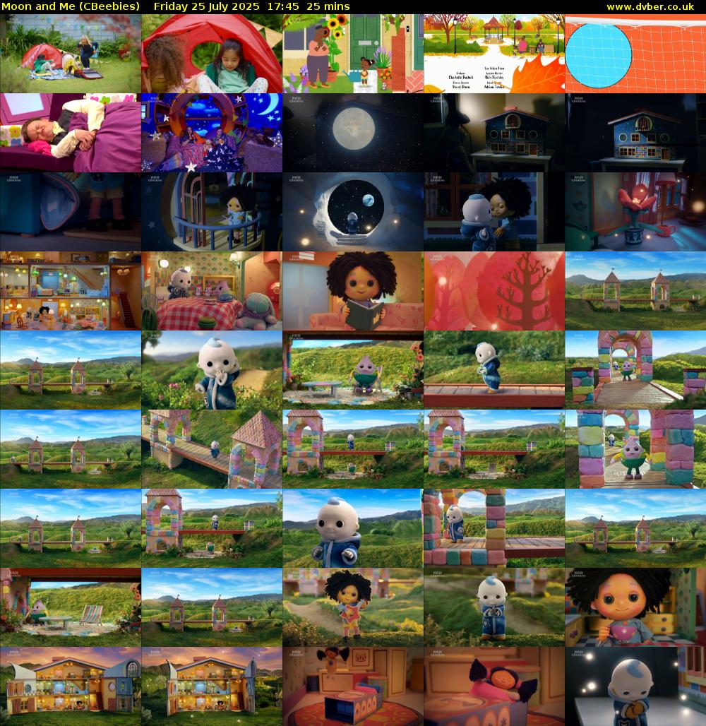 Moon and Me (CBeebies) Friday 25 July 2025 17:45 - 18:10