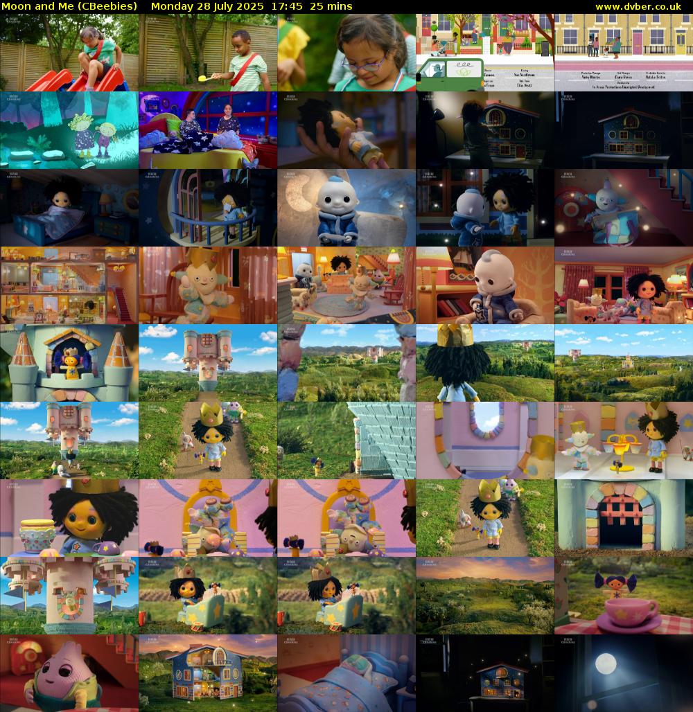 Moon and Me (CBeebies) Monday 28 July 2025 17:45 - 18:10