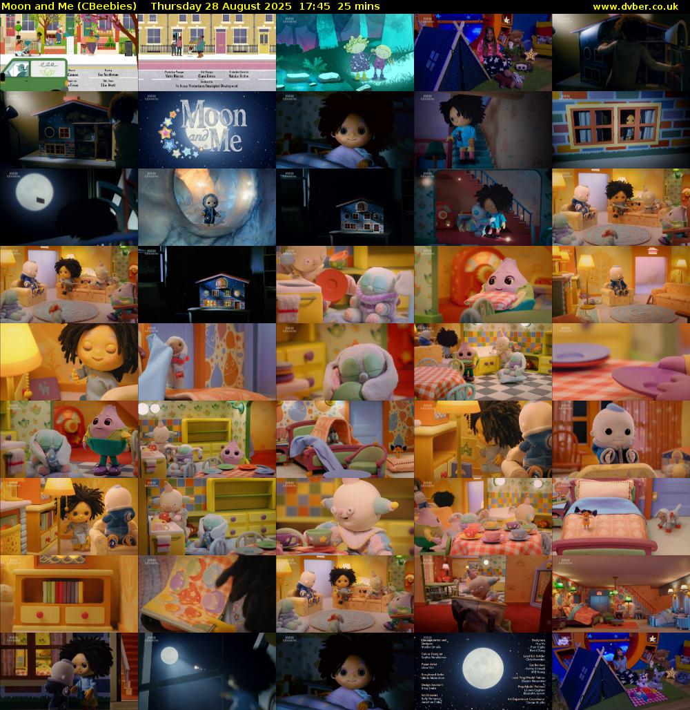 Moon and Me (CBeebies) Thursday 28 August 2025 17:45 - 18:10