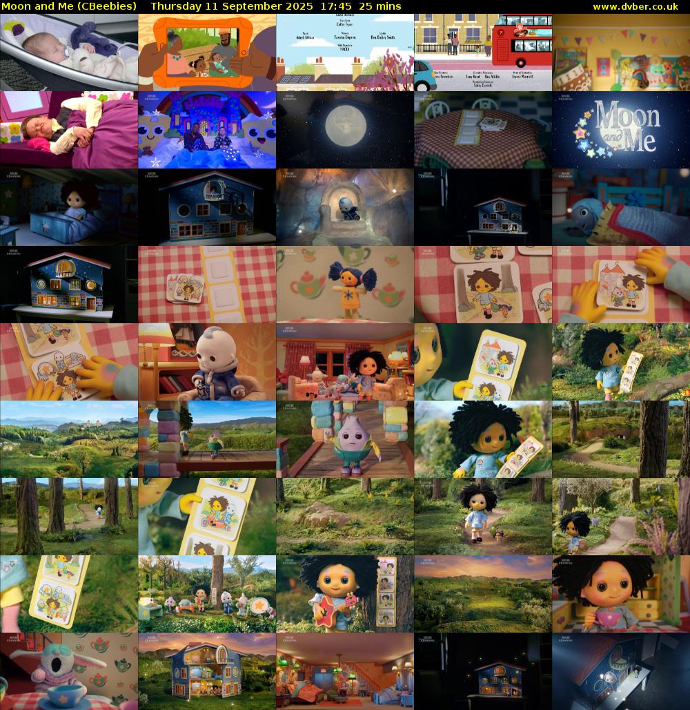 Moon and Me (CBeebies) Thursday 11 September 2025 17:45 - 18:10